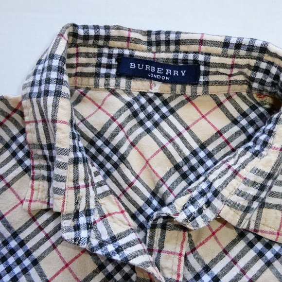 BURBERRY~ LONDON VINTAGE BUTTON DOWN SHIRT - Picture 2 of 16